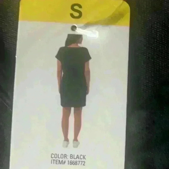 32 degees Cool ladies black drawstring dress Small NWT - Picture 8 of 10